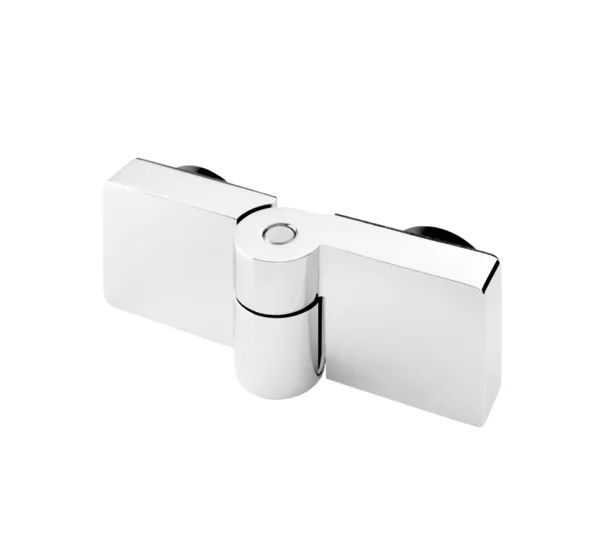 Lugo FM shower door hinge, glass-glass 180°